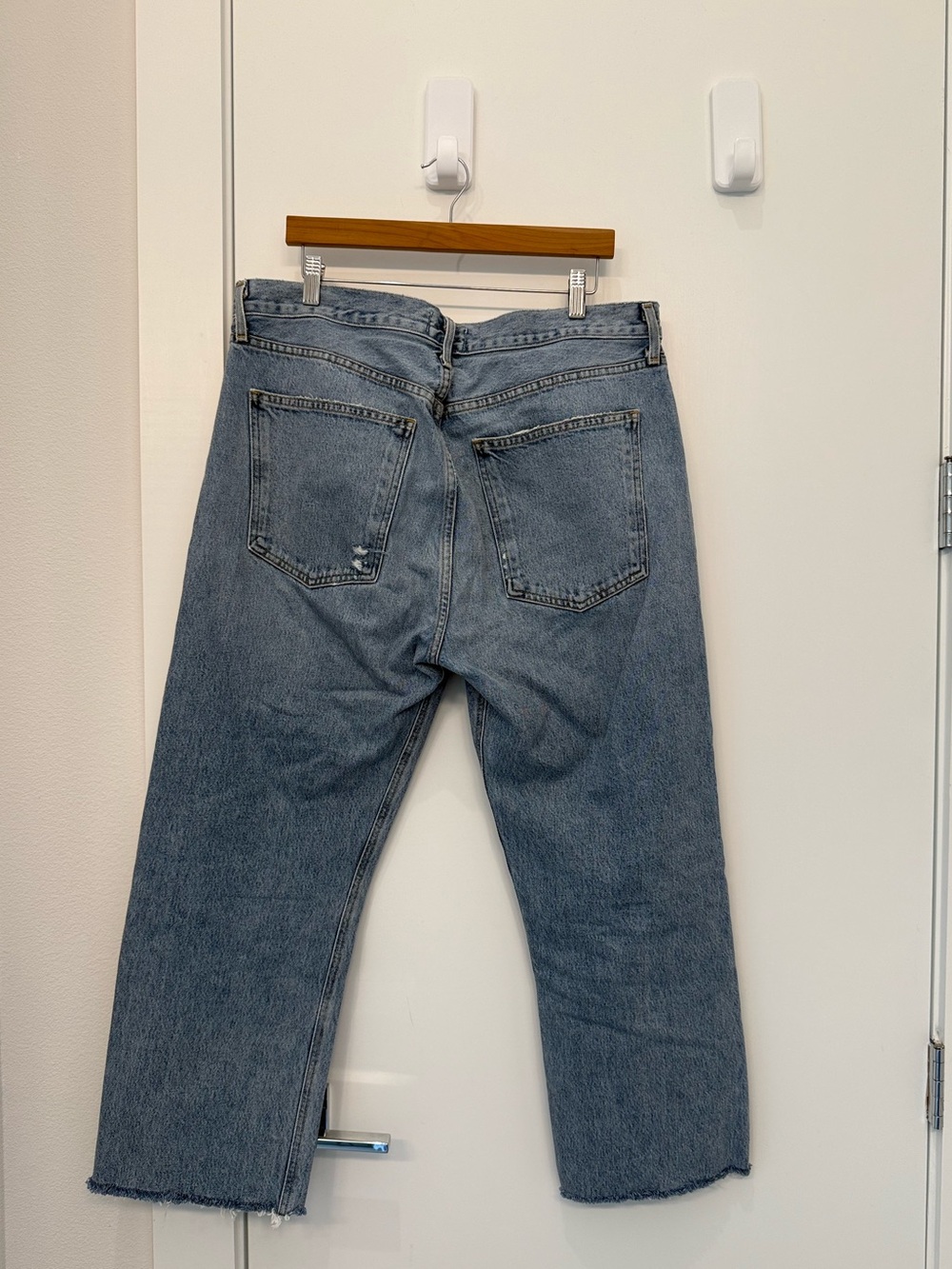 Agolde 90s Pinch Waist High Rise Straight Jeans Plus Size 33 - Picture 4 of 8